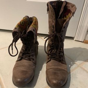 Steve Madden Brown Leather Boots